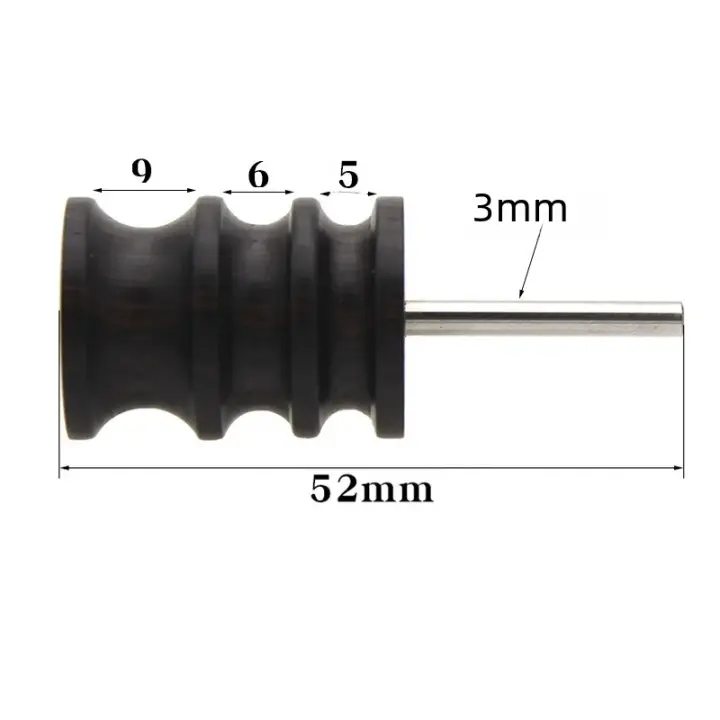 Máquina De Pulido Eléctrico Para Cuero Herramienta De Grabado De Cabeza De Sándalo Para DIY Pulidora De Cuero Borde De Cuero - 1