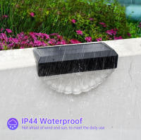 2pcs Luces Solares Para Piso Exterior Impermeables LED Para Patio Escaleras Jardín Camino Fences Blanco Cálido/Cambia De Color - details 7