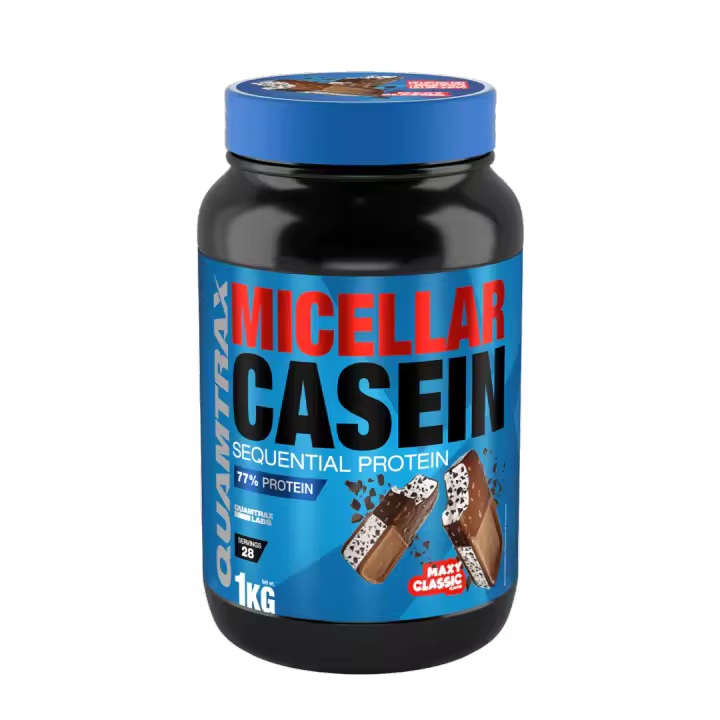 QUAMTRAX - MICELLAR CASEIN *Sequential protein* 1kg varios sabores. - 1