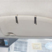 Espejo De Maquillaje Portátil Para Coche Espejo Interior Universal De Acero Inoxidable Con Visera Anti-Sol Espejo Cosmético HD Para Interiores Del Coche - details 9
