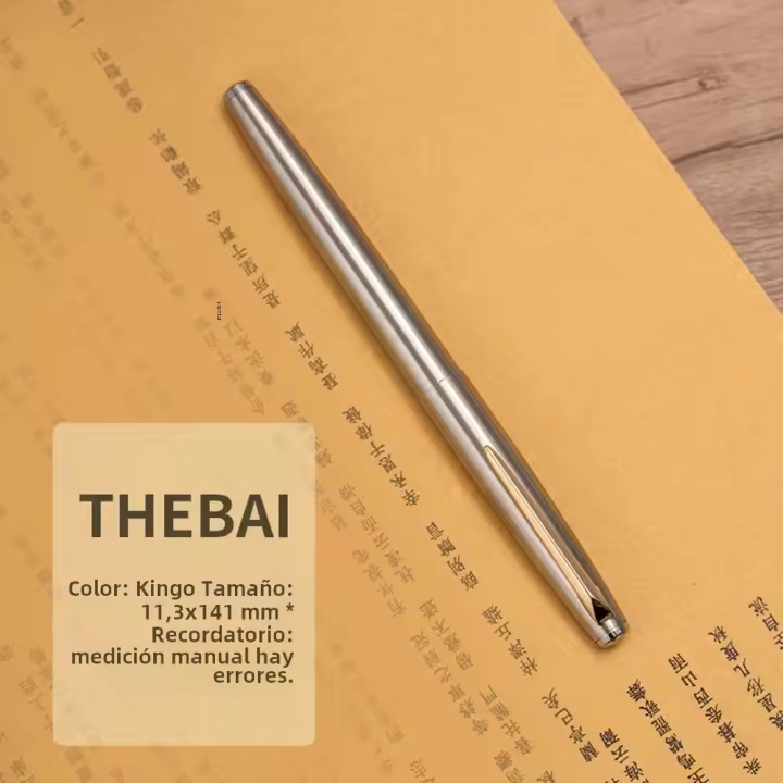 Thebai Thyer3.0 Pluma Fuente De Acero Completo Con Tapa Escondida EF Nib Delicado Retro Escribir Suave Plumas Para Escuela Y Oficina Regalo - 1