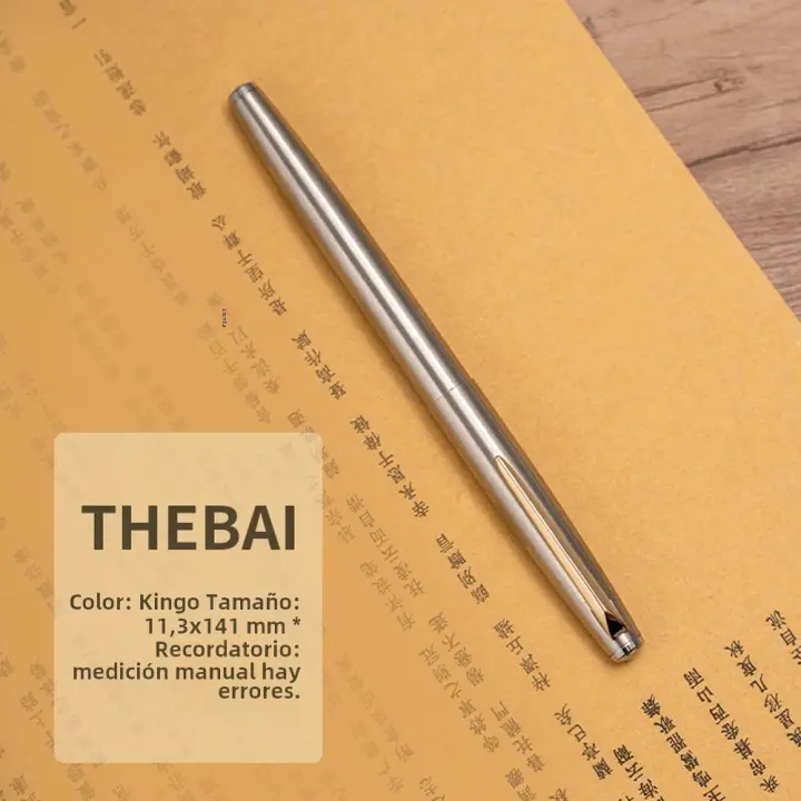 Thebai Thyer3.0 Pluma Fuente De Acero Completo Con Tapa Escondida EF Nib Delicado Retro Escribir Suave Plumas Para Escuela Y Oficina Regalo - 1