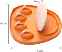 Soporte para espátula para encimera, bonito soporte para cucharas, soporte para cucharas para encimera con soporte para tapa de olla para encimera de cocina, soporte para utensilios de cocina - details 2