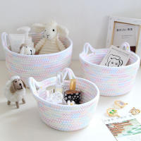 Cesta De Almacenamiento De Tela Algodón En Forma De Oreja De Gato Para Decoración Del Hogar Organizador De Ropa Cosméticos Juguetes Y Lencería - details 3