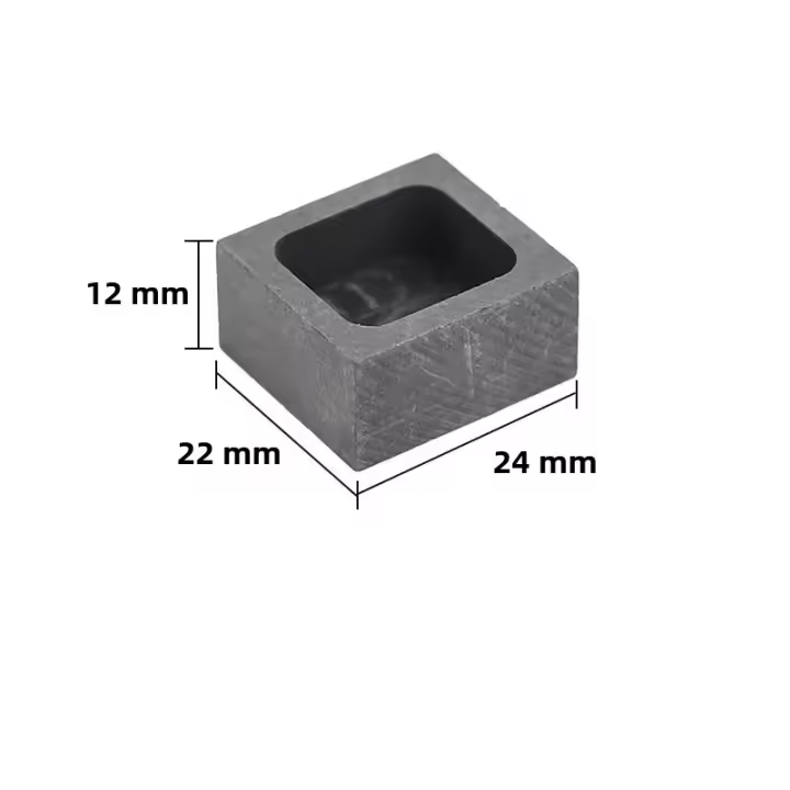 Molde De Ingotos De Grafita De Alta Pureza Para Fundición De Metal Gold Silver Copper Brass Aluminum Herramientas De Refinado De Joyería - 1