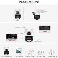 Cámara PTZ WIFI IP BESDER Con Tres Lentes 8X Zoom 8MP HD AI Auto Tracking Cámara De Seguridad Exterior P2P CCTV Surveillance iCSee - details 1