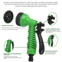 Pistola De Agua Multifuncional Para Jardín Con Siete Funciones Lanzador De Sprays Para Lavado De Coche Y Riego Del Jardín Material PP - details 7