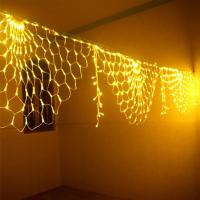 Luces De Hiedra LED Peacock Para Festivales 3.2x0.6M 420 LEDs Red Malla Exterior Decoración De Navidad Y Boda Lámpara De Guirnalda - details 3