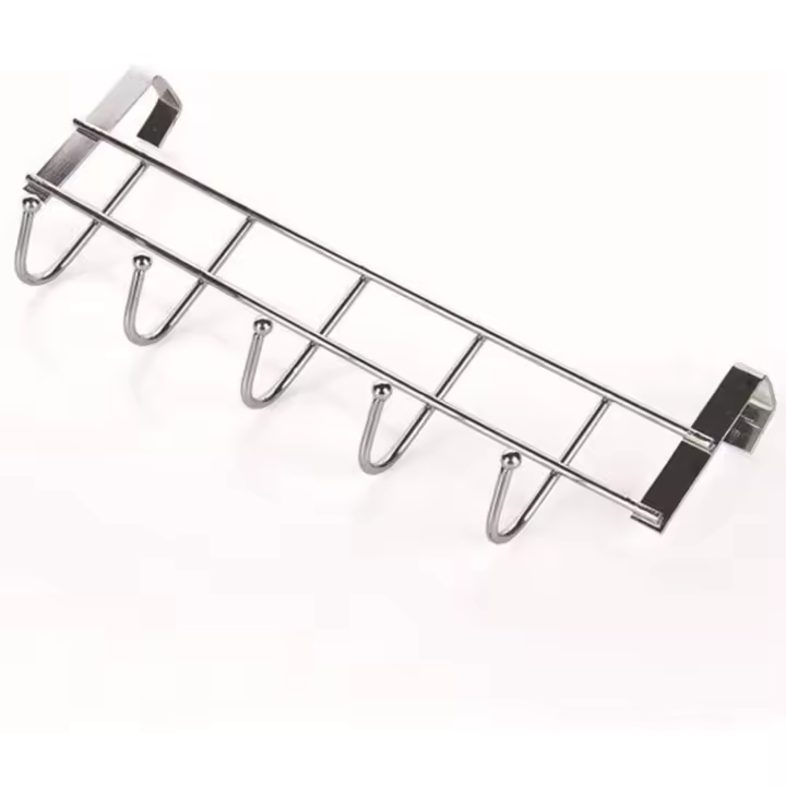 Perchero de Maple inoxidable 304 para Puerta, Gancho extraible para Puerta, sin Perforaciones - 1