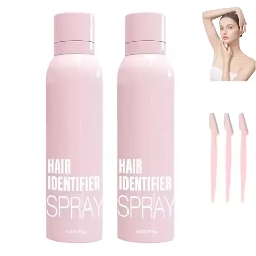 Spray identificador de cabello para afeitado facial,Spray identificador de cabello facial,Spray identificador de cabello para cara (2PCS) - 1