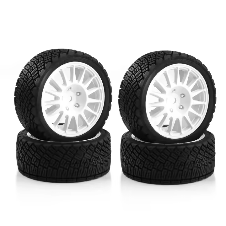 4Pcs/Set Neumáticos De Carreras RC 1/10 Para Coche Tamiya TT01 TT02 XV01 TA06 PTG-2 HPI WR8 HSP Piezas De Mejora Para Coche RC - 1