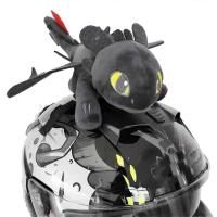 Cómo desarrollar a su Dragón desdentado Little Flying Dragon muñeca decoración motorbike helmet de Liberación - details 2