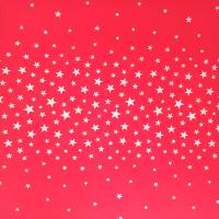 La fabrica de las telas-Mantel Navidad  color rojo estrellas plateadas brillo, tela algodón loneta estampada, lavable, suave, tejido de calidad, cuadrado y rectangular.Decoración hogar, cocina, salon ,comedor, balcón. NOche buena, navidad, noche vieja. - details 2