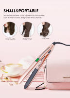 Placa de Melo Profesional Keratin Therapy Pro, queratina y aceite Almendras, Placas flotantes extrlargas, Alisador de pelo Profesional, Cerámica, 5 temperaturas hasta 230 °C, Digitalcalentamiento, muy adoptado para uso en casa y Viajes - details 5