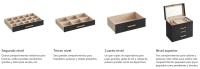 SONGMICS Caja de Joyas, Caja Joyero con 4 Niveles, Estuche para Joyería con Tapa de Cristal, 3 Cajones, para Gafas de Sol, Joyas Grandes, Moderno, Blanco Nube y Dorado/Gris y Dorado/Negro Grafito y Dorado/Verde Bosque y Dorado - details 1