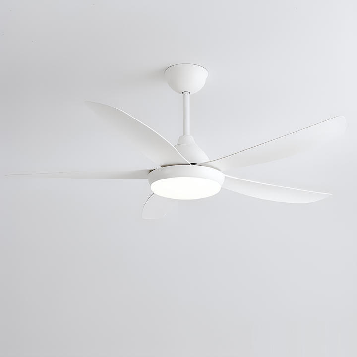 WOOX Ventilador de techo retráctil 54" con luz y control remoto, potente brisa para 15-20 m², motor DC silencioso… — oferta en Miravia