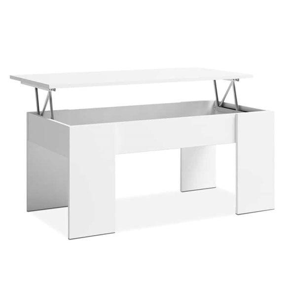 Table Pliante Blanche FORNOR Adige - 43 X 45 X 50 Cm, Portable, Pour Intérieur Et Extérieur, Facile à Monter