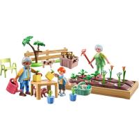 Huerto con abuelos Playmobil (71443) con figura de cerdo Country - details 2