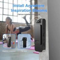 Cámara Mini Body L8 1080P HD WiFi Cámara Deportiva Rotativa 180° Visión Nocturna Grabadora Digital 600mAh Cámara Bodycam Para Policía - details 2