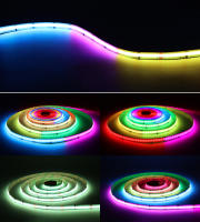 Tira De LED Flexible RGB IC Addressable 12V WS2811 Dream Color COB Con 576 LEDs/m Alta Densidad Para Decoración De Paredes - details 7