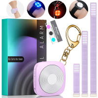 Alarma De Defensa Personal Elecpow 130dB Con Llavero Y 4 Modos De Luz LED Recargable Por Tipo-C Para Mujeres - details 19