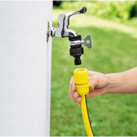 Conector De Riega Universal Para Grifo Jardín Adaptador De Agua Rápido Tubo De Riego Para Grifo Con Diámetro Inferior a 20mm Material De Goma - details 1