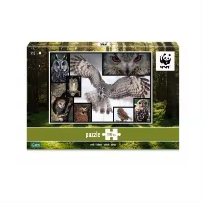 BP Rompecabezas Búhos 1000 Piezas FSC Mixto WWF Fotografías Profesionales - 1