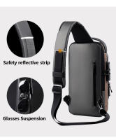 Bolso de hombro multifunción antirrobo USB para hombre, bandolera cruzada de viaje, bolsas de pecho, paquete de mensajero para hombre - details 18