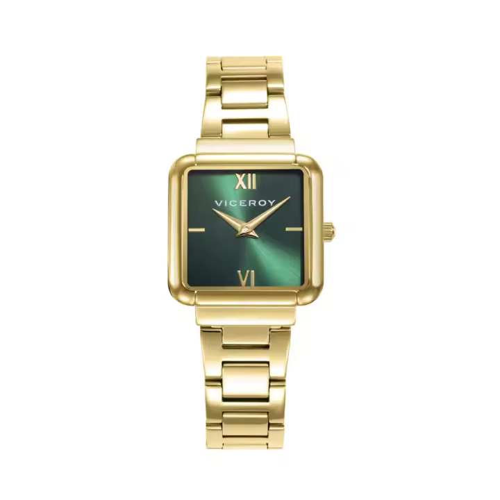 Reloj Viceroy Mujer Dorado Esfera Verde 401242-63 - 1