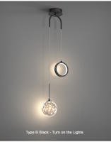 Lámpara Colgante Nórdica LED Para Iluminación Interior De Dormitorio Y Sala De Estar Decoración De Hogar Lámpara Colgante Para Mesa De Comedor - details 7