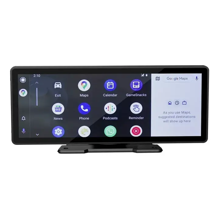 Multimedia Radio with GPS para Coche, reproductor de vídeo with WIFI, Pantalla Universal de 10,26 pulgadas, CarPlay inalámbrico, para Apple or Android - 1