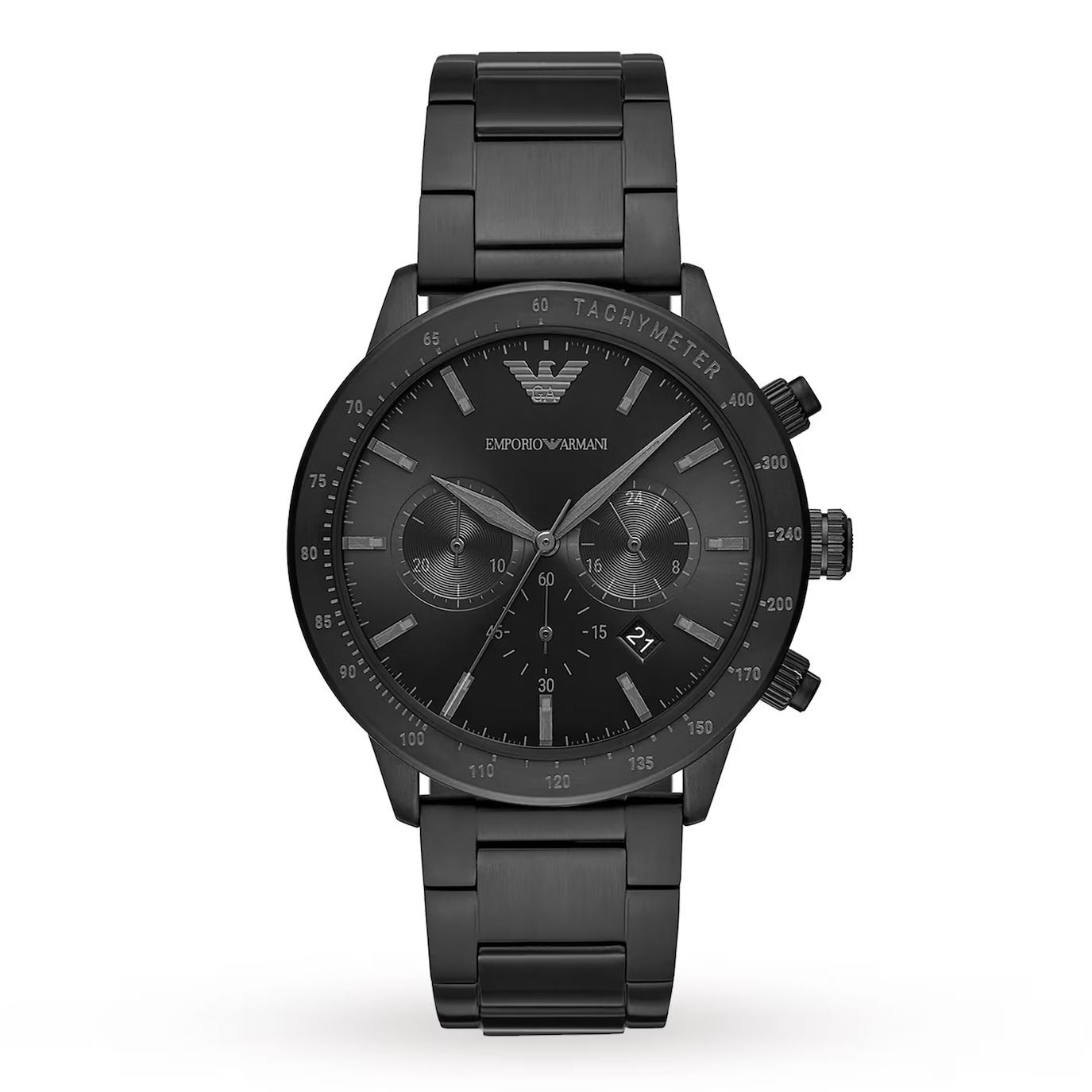 Emporio Armani Reloj hombre AR11242, con calendario, Incluye Caja Original, Diámetro: 43MM
