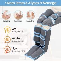 Masajeador De Piernas Con Presión De Aire Para Relajación Muscular Y Drains Líquidos 360° Promueve La Circulación Sanguínea - details 25