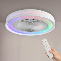 Ventilador de Techo LED 36W Regulable Colours con Luz CCT + RGBIC Motor DC 19.5W Silencioso Control Remoto Diseño Moderno - Ostark-M Mimotech - details 0