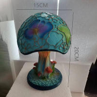 Lámpara De Mesa LED Creativa Con Diseño De Plantas Fungus Y Caracol Iluminación Nocturna Colorida Para Decoración Del Hogar Y Dormitorio - details 12