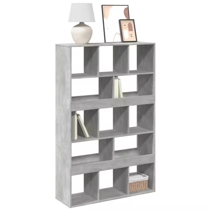 vidaXL Estantería madera de ingeniería 100x33x156,5 cm en color Roble Sonoma/Blanco/Marrón roble y más | almacenamiento funcional diseño moderno para baño dormitorio sala - 1
