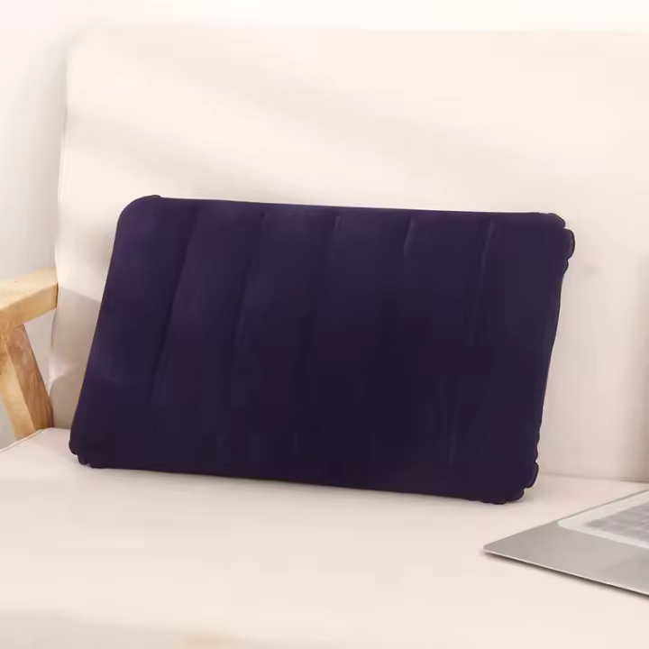 Cojín De Aire Portátil 47x30cm Doble Cara Para Relax En La Playa Escritorio Hogar Al Aire Libre Cojín Suave Para Cabeza De Avión - 1