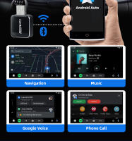 Adaptador De Coche Inalámbrico 2 En 1 CarPlay Para iPhone Y Android Con Conexión USB Tipo C AI Box Dongle Automotriz - details 5