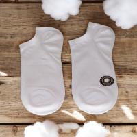 Geshop 6/12 Pares Calcetines Tobilleros Cortos Bajos Invisibles Algodón Transpirables para Hombres y Mujeres, color Negro/Blanco. - details 3
