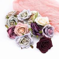 5/10pcs Rosas Europeas De 8CM Para Bodas Decorativas Flores Artificiales Accesorios De Novia Clearancce Hojas Incluidas Venta Al Por Mayor - details 11