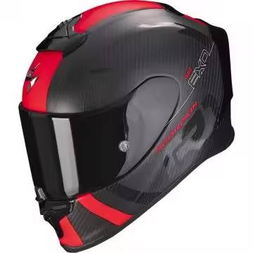 Casco Scorpion EXO-R1 Evo Carbon Air MG Matt Black Neon Red 22.06 110-344-24 - 1