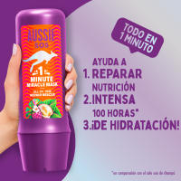 Aussie SOS 1 Minute Miracle All In One Repair Rescue Mascarilla Ayuda A Reparar Y A  Nutrir El Pelo Seco Y Dañado, Dejándolo Suave, Liso, Hidratado Durante 100 Horas. Fórmula Vegana 250ml - details 0
