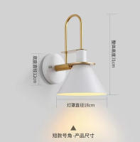 Lámpara De Pared Moderna Y Sencilla Para Sala De Estar Y Dormitorio Luz Creativa Para Fondo Y Pasillo Estilo Nórdico - details 10