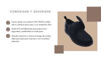 Zapatos Gold Care Adultos Calzado Híbrido Formal y Deportivo Suela Antideslizante Plantilla Viscoelástica Especial para Pies Sensibles y Diabéticos - details 3