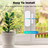 Sensor Inteligente De Puerta Y Ventana Tuya WiFi Para Seguridad Doméstica Compatible Con Alexa Y Google Home Alarme De Detectores De Apertura Y Cierre - details 2