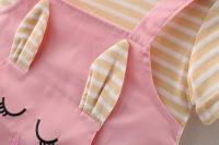 Vestido De Verano Para Bebés Con Gato De Dibujos Animados Estilo Princesa De Manga Corta A-Línea Para Niñas De 0 a 3 Años Ropa Infantil Casual - details 9
