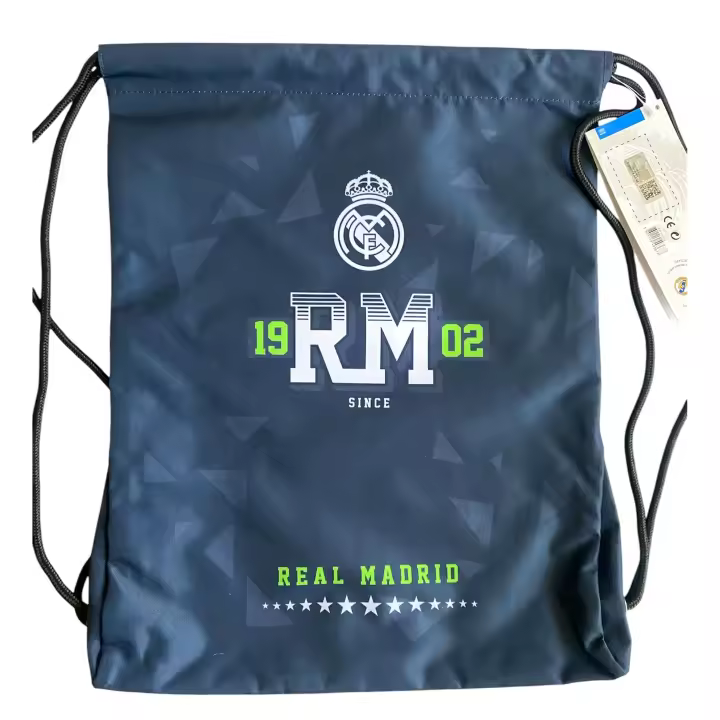 Novedad! Real Madrid Saco plano , Producto Oficial, color azul,1902 nacimiento del Real Madrid C.F. , Original - 1