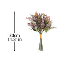 Flores De Lavanda Artificiales Nórdicas Lindas Para Decoración De Casamiento Y Hogar Alta Calidad Falso Plantón Para Mesa De Otoño - details 1