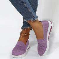 Zapatos de mujer de talla Grande, Nuevos, de Primavera y Verano, Planos, informales, de Malla transpirable, Con Suela Gruesa, Deportivos e informales. - details 24