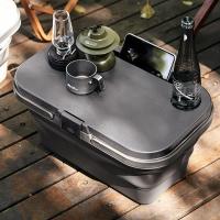 Cesta de almacenamiento portátil para acampar al Aire Libre, cesta de Marinero, cesta de Picnic multifuncional plegable - details 2